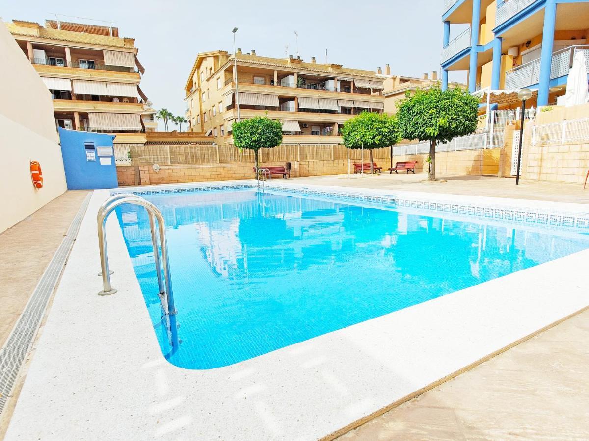 Global Properties, Apartamento Con Piscina Y Terraza En Canet Playa Canet d'En Berenguer Ngoại thất bức ảnh