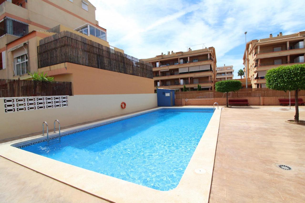 Global Properties, Apartamento Con Piscina Y Terraza En Canet Playa Canet d'En Berenguer Ngoại thất bức ảnh