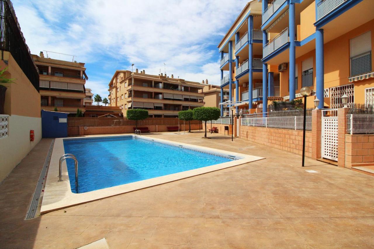 Global Properties, Apartamento Con Piscina Y Terraza En Canet Playa Canet d'En Berenguer Ngoại thất bức ảnh