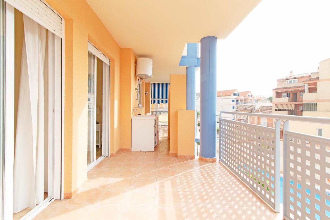 Global Properties, Apartamento Con Piscina Y Terraza En Canet Playa Canet d'En Berenguer Ngoại thất bức ảnh