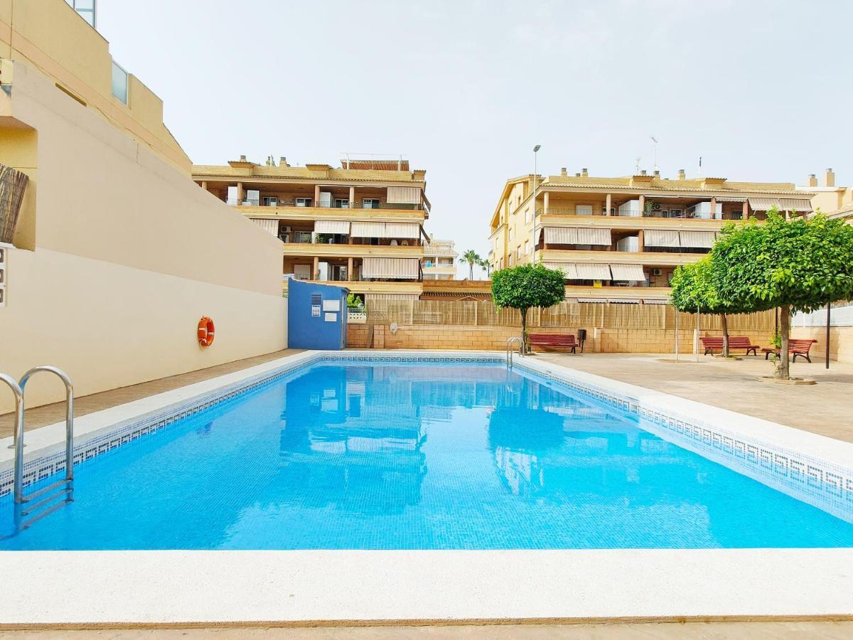 Global Properties, Apartamento Con Piscina Y Terraza En Canet Playa Canet d'En Berenguer Ngoại thất bức ảnh