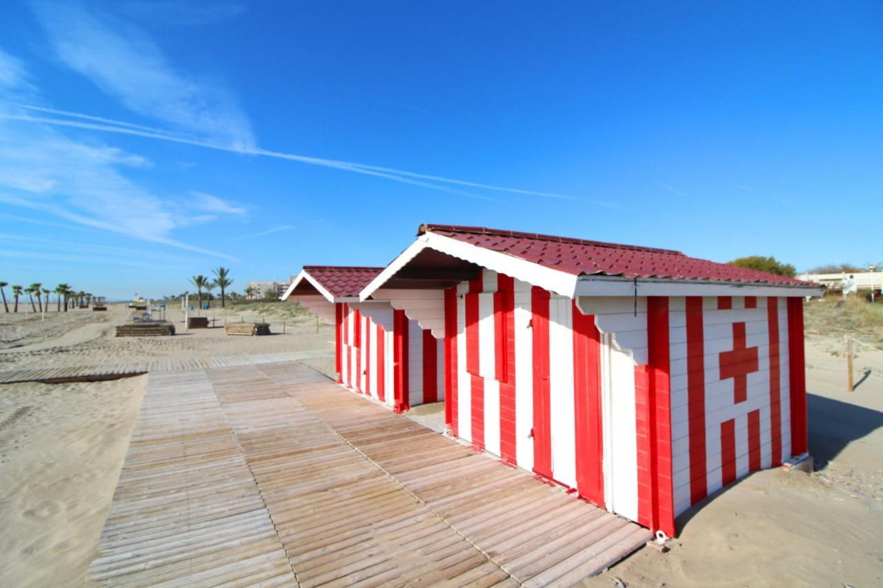 Global Properties, Apartamento Con Piscina Y Terraza En Canet Playa Canet d'En Berenguer Ngoại thất bức ảnh